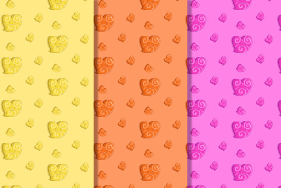 Download Kawaii Heart Lovely Fun Pattern - Fun pattern Collection
