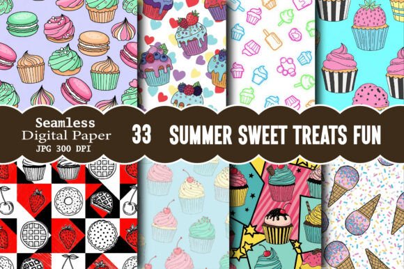 Download Summer Sweet Treats Fun Pattern - Fun pattern Collection