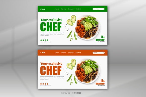 Download Landing Page Template Fresh Green Food - Fresh green Collection