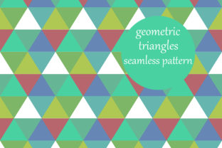 Download Multicolored Geometric Triangles Pattern - Premium Resources