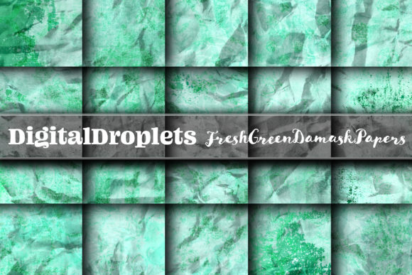Download Fresh Green Damask Paper | Collection - Fresh green Collection