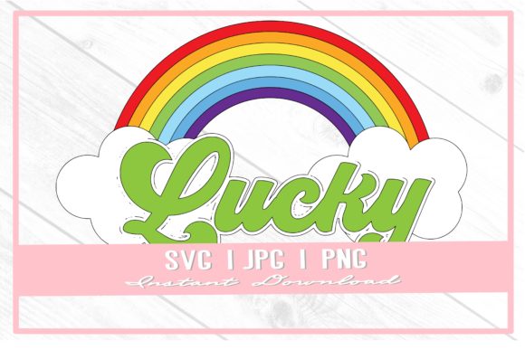 Download Retro Lucky Retro Rainbow St Patricks - Retro rainbow Collection